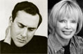 Harold Pinter and April Shawhan